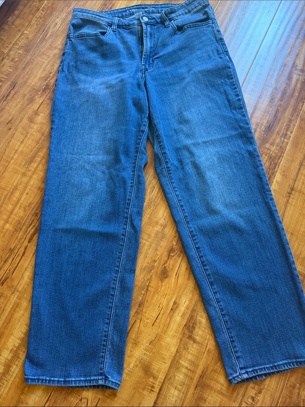 Old Navy High-Rise Loose Fit Dark Blue Denim Jeans